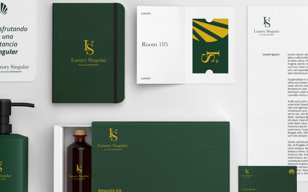 Desarrollo de marca y branding para los alojamientos Luxury Singular