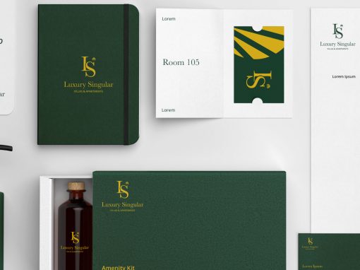 Desarrollo de marca y branding para los alojamientos Luxury Singular