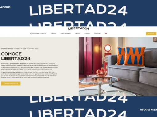 Desarrollo de marca, naming y branding para los apartamentos Libertad24