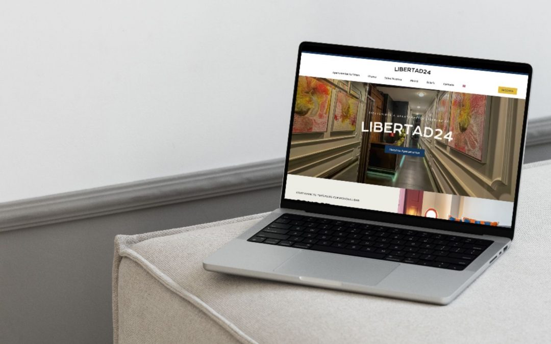 Diseño web con motor de reservas de los apartamentos Libertad24