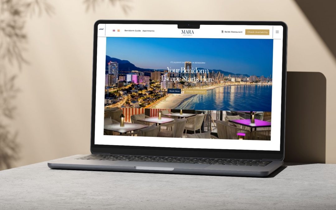 Diseño web con motor de reservas de los apartamentos Mara Boutique