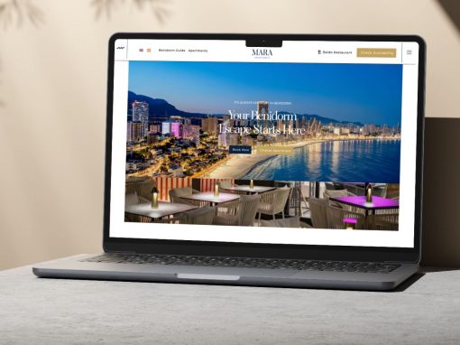 Diseño web con motor de reservas de los apartamentos Mara Boutique