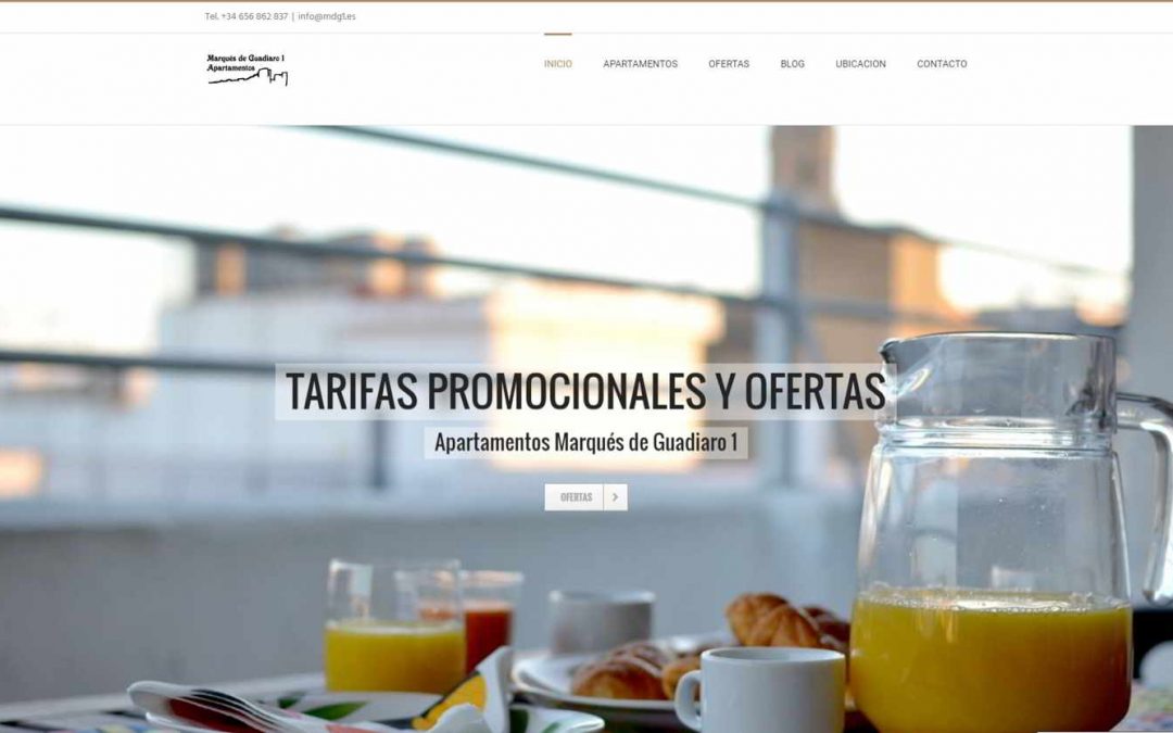 Web de Apartamentos Marques de Guadiario